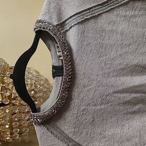 SOLD OUT...HAUTE HIPPIE inside out diamond collar sweatshirt. Worn once.